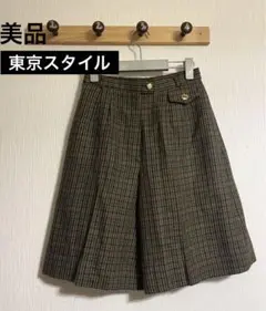 美品✨東京スタイル　チェックショートパンツ