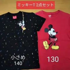 【2点セット】ミッキー半袖トップス ユニクロ UT Disney ディズニー