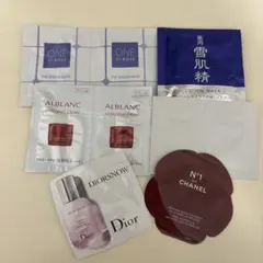 サンプルセット シャネル ディオール ワンバイコーセー アルブラン 雪肌精