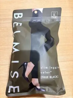 BELMISE スリムレギンス LL TRUE BLACK