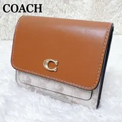 現行品✨【COACH】ミラスモール フラップ ウォレット ホースアンドキャリッジ