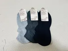 無印　スニーカーソックス 3足セット 25-27cm