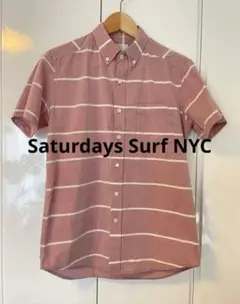 Saturdays Surf サタデーズ ストライプ半袖シャツ supremeのサムネイル