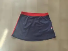 FILA ネイビー レッド テニススコート