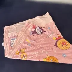 アンパンマン　冷感ケット　タオルケット　ピンク