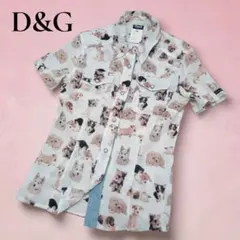 D&G★ドルチェ&ガッバーナ★シャツ★トップス★犬★総柄のサムネイル