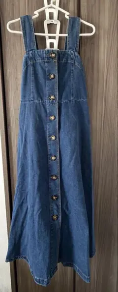 tocco closet デニム地 ジャンパースカート