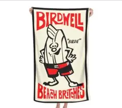 バードウェル　Birdwell グラフィック バスタオル 新品・未使用
