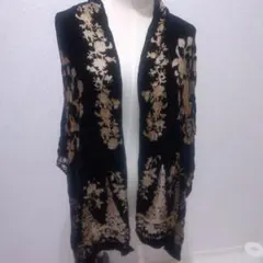 ショール　透かし模様　着物にも