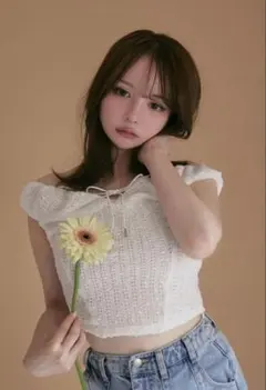 andmary Sui ribbon tops pink - メルカリ
