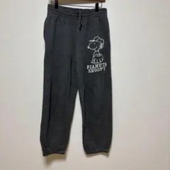 スヌーピー　チャーリーブラウン　ルームウェア 部屋着　裏起毛　ウエストゴム　M