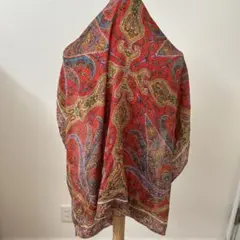 ペイズリーストール　スカーフ　2点セット　派手
