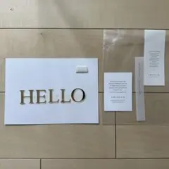 AWINS.CO HELLO レターバナー フォト 飾り