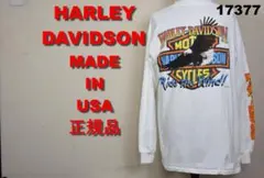 90’ｓハーレー ダビッドソン Tシャツ USA製 正規品 17377ビンテージ