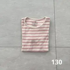 【美品】H&M 薄手　カットソー 130 140