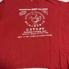 SHINRA FOODS Tシャツ レッド