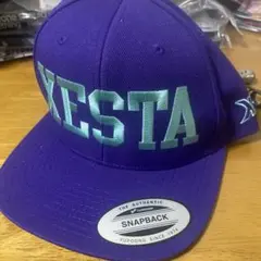 XESTA フラットバイザーBIGロゴキャップ パープルのサムネイル