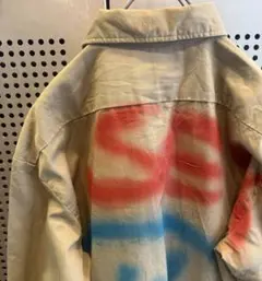 古着　ヴィンテージ　ワークシャツ　dickies リメイク　リメイクシャツ