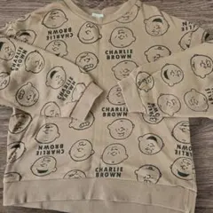 PEANUTS チャーリー・ブラウン トレーナー　裏起毛なし　110サイズ