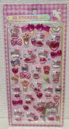 キティちゃん ぷくぷく立体シール