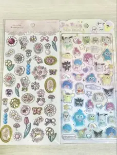 カミオジャパン　クラックス　正規品　シール　ぷっくり　サンリオ　うるちゅる