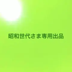 昭和世代さま専用出品