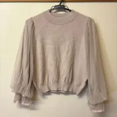 INGNI 袖異素材ニット