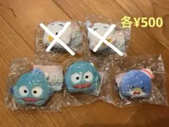 はぴだんぶい　つかまり　ぬいぐるみバッジ 各500円