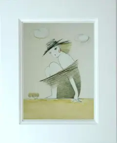 油絵 絵 絵画 インテリア F3-041014 人物 女性像 - メルカリ