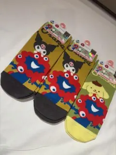 サンリオミャクミャク　大阪万博　靴下