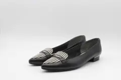 04■DIANA ダイアナ 本革ローファーパンプス(24.5ｃｍ)