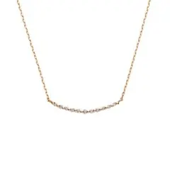 Vendome Aoyama ピンクゴールドダイヤモンドネックレス