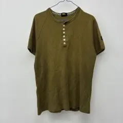 Lee ヘンリーネック ワッフル Tシャツ カーキ LL ⬜︎52のサムネイル