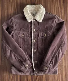 【Lee】 ストームライダー コーデュロイ ボア襟ジャケット【M】状態良