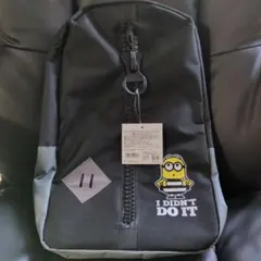 未使用　ミニオンリュック　BIGファスナー付き　難アリ
