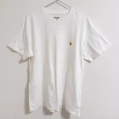 Carhartt WIP Tシャツ　刺繍ロゴ　ワンポイント　カーハート　白T