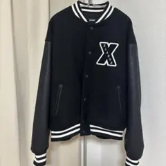 XLARGE ブラック スタジャン ゴリラ刺繍