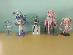 初音ミク フィギュア、アクスタセット 桜ミク