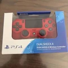 【純正・動作確認済】PS4 コントローラーDUALSHOCK 4 マグマ・レッド