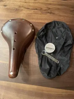 忍*い様 BROOKS B17 ブルックス レザーサドル ブラウン 本革 穴あき