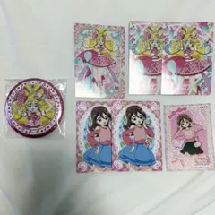 キュアアイドル 咲良うた キミプリ 缶バッジ カード ステッカー プリキュア