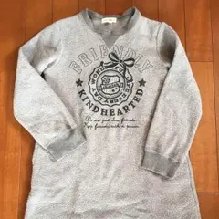 値下げ！！3can4on もこもこワンピ 130㎝
