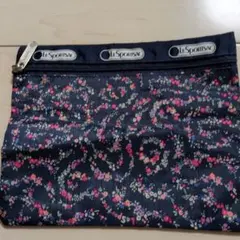 LeSportsac フラワープリントポーチ