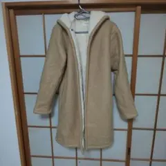 フ―ド付きコ―ト