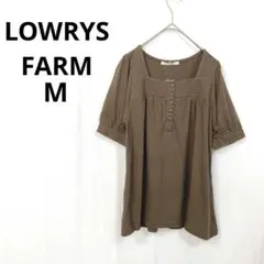 ✨️タグ付新古品✨️【ローリーズファーム】カットソー M カーキ スクエアネック