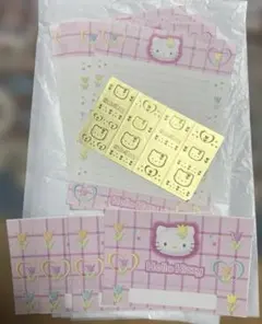 平成レトロ ハローキティ トロピカルフルーツ ハイビスカス 透明封筒