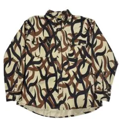 80s 90s 民間品 アメリカ製 トライバルカモ ユーティリティベスト