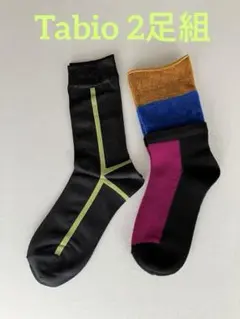 Tabio 22.5〜24.5cm レディース靴下　2足組