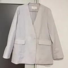 【美品】BEAMS HEART リネンライク ダブルジャケット M