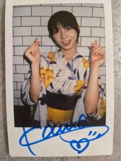希少！即完売！】瀬戸環奈 ポストカード&直筆サイン入りチェキ①(浴衣
